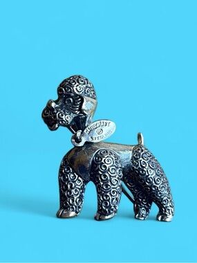 Vintage Sterling Danecraft Dog Brooch
